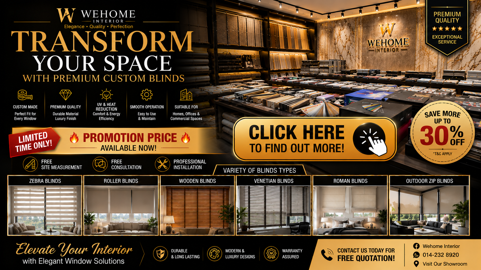 Blinds Promotion